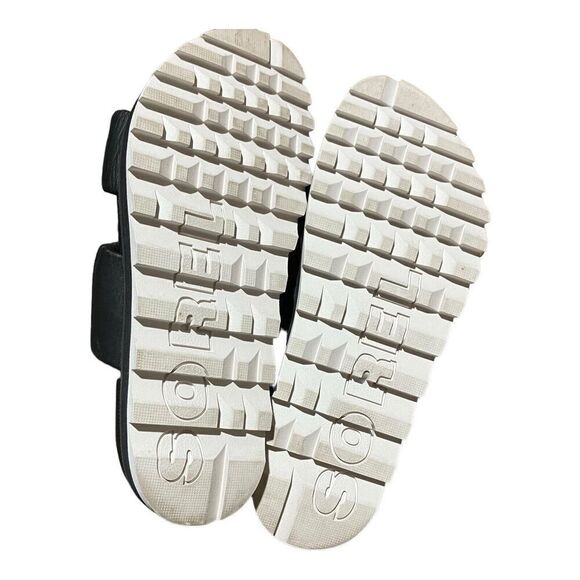 Sorel Women's 7 Roaming Two Strap Slide Sandals Black and White  MSRP $150 - Picture 9 of 9